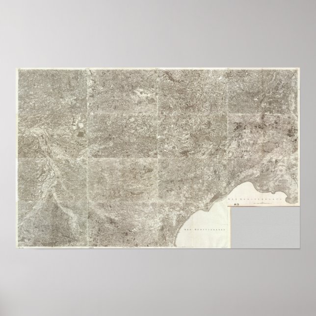 Composite Map of France 7 Poster (Front)