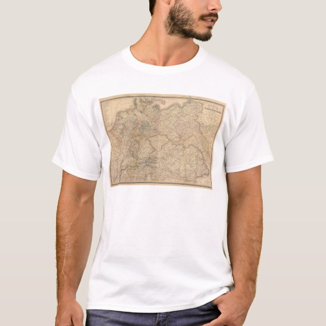 Composite Map of Germany T-Shirt (Front)