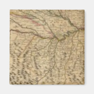 Composite map of Po River Valley Magnet