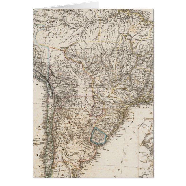Composite Map of South America (Front)