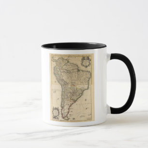 Composite map of South America Mug