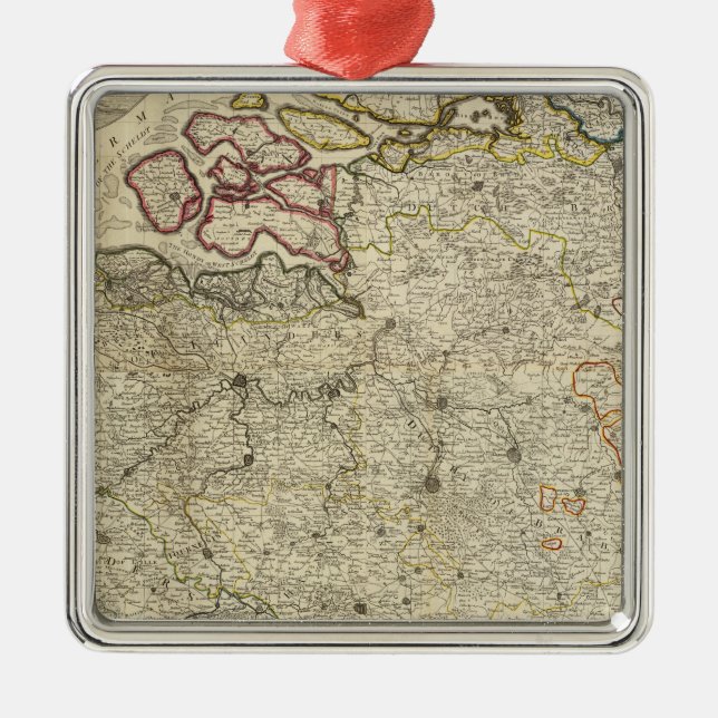 Composite Netherlands Metal Tree Decoration (Front)