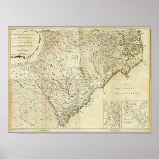 Composite North & South Carolina Poster (Front)