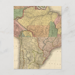 Composite of South America Postcard