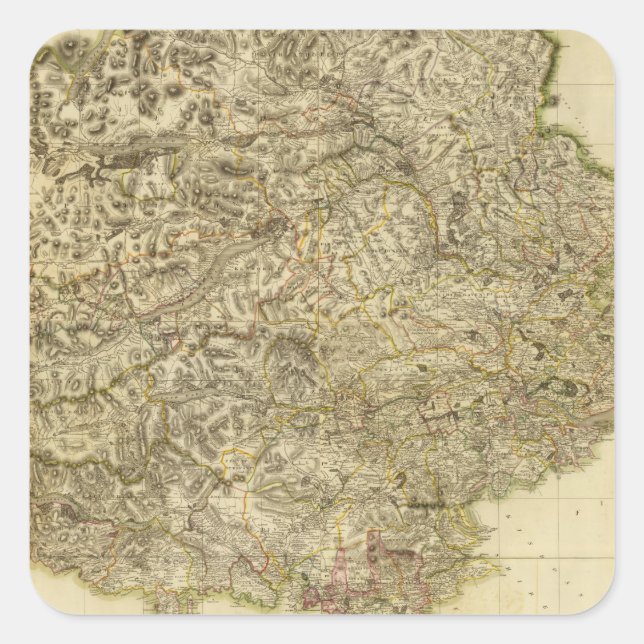 Composite Perthshire Square Sticker (Front)