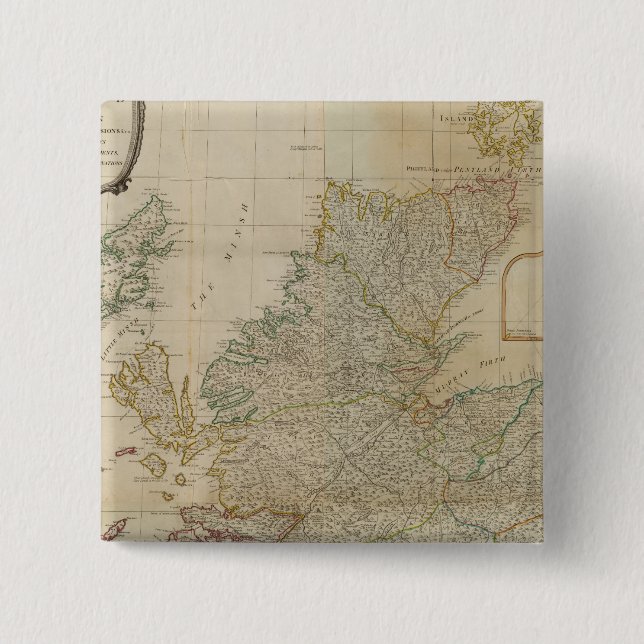 Composite Scotland 2 15 Cm Square Badge (Front)