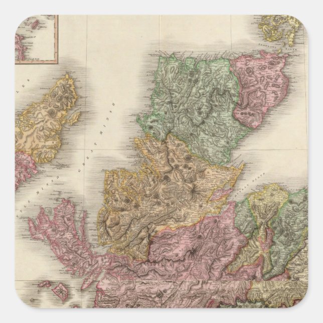 Composite Scotland Square Sticker (Front)