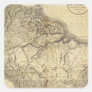 Composite South America 3 Square Sticker