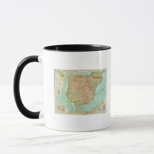 Composite Spain, Portugal Mug (Left)