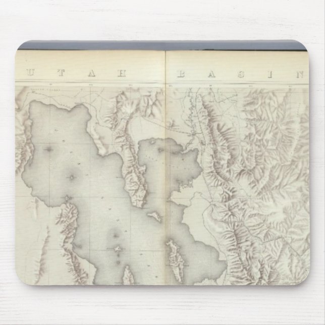 Composite Topographical maps IV Mouse Pad (Front)