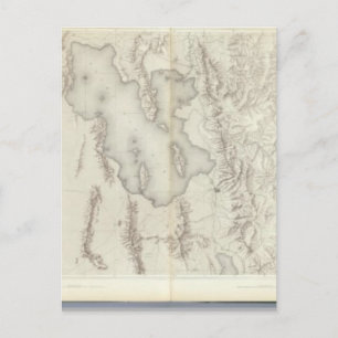 Composite Topographical maps IV Postcard