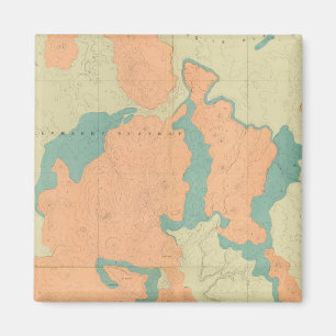 Composite Uinkaret Plateau North and South half Magnet