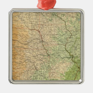 Composite United States Metal Tree Decoration