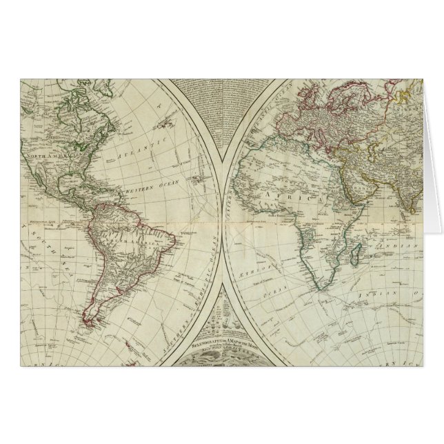 Composite World or terraqueous globe (Front Horizontal)