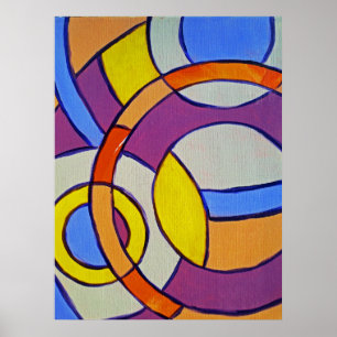 Composition #14 by Michael Moffa Poster