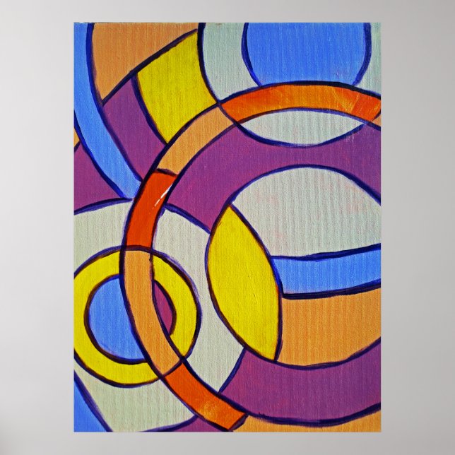 Composition #14 by Michael Moffa Poster (Front)