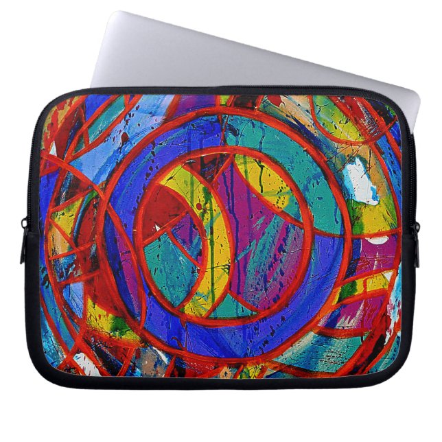 Composition #17 by Michael Moffa Laptop Sleeve (Front)