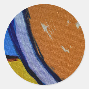 Composition #1A by Michael Moffa Classic Round Sticker