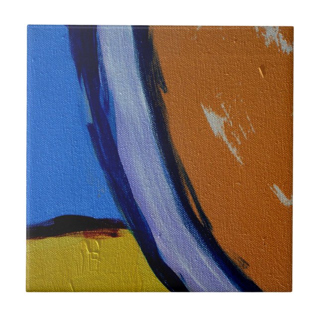 Composition #1A by Michael Moffa Tile (Front)