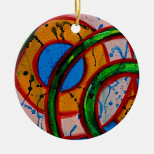 Composition #20A by Michael Moffa Ceramic Tree Decoration