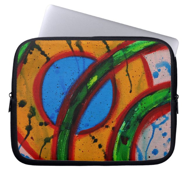 Composition #20A by Michael Moffa Laptop Sleeve (Front)