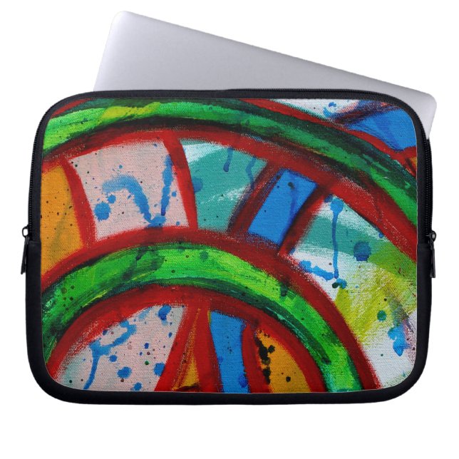 Composition #20B by Michael Moffa Laptop Sleeve (Front)