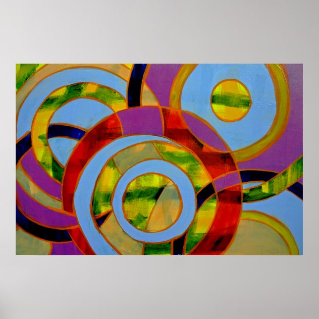 Composition #21 by Michael Moffa Poster (Front)