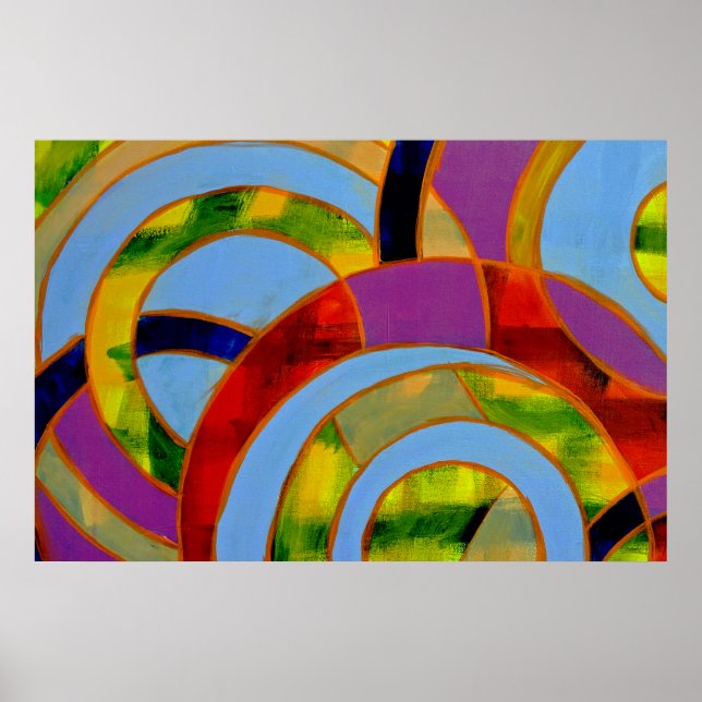 Composition #21A by Michael Moffa Poster (Front)