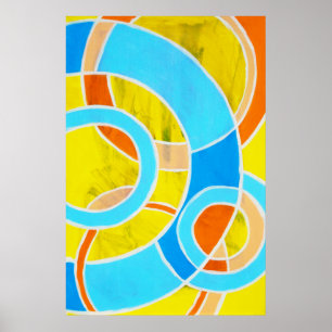 Composition #23 by Michael Moffa Poster