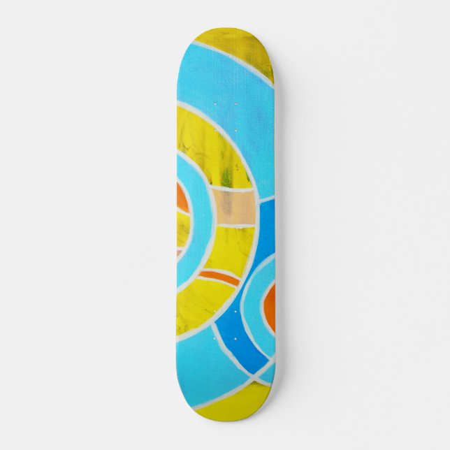 Composition #23A by Michael Moffa Skateboard (Front)
