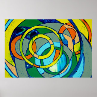 Composition #26 by Michael Moffa Poster