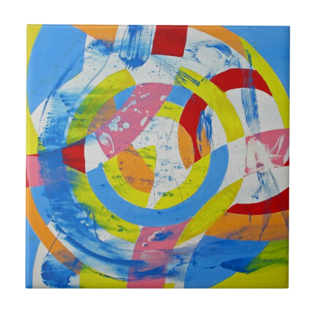 Composition #2 by Michael Moffa Ceramic Tile (Front)