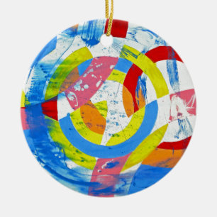 Composition #2 by Michael Moffa Ceramic Tree Decoration