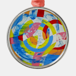 Composition #2 by Michael Moffa Metal Ornament