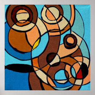 Composition #32 by Michael Moffa Poster