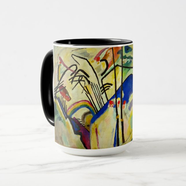 Composition 4, 1911 by Wassily Kandinsky Mug (Front Left)