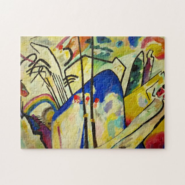 Composition 4 by Wassily Kandinsky Jigsaw Puzzle (Horizontal)