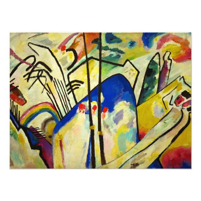 Composition 4 by Wassily Kandinsky Photo Print (Front)