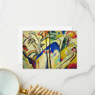 Composition 4 by Wassily Kandinsky Thank You Card