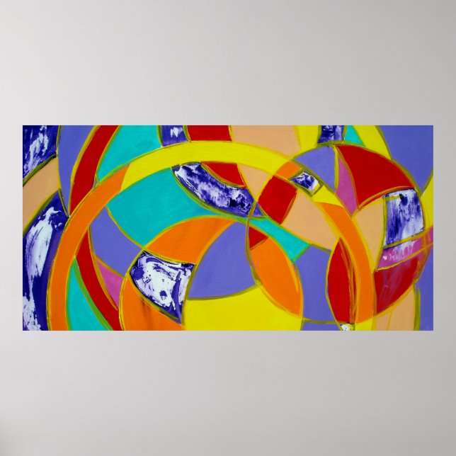 Composition #5 by Michael Moffa Poster (Front)