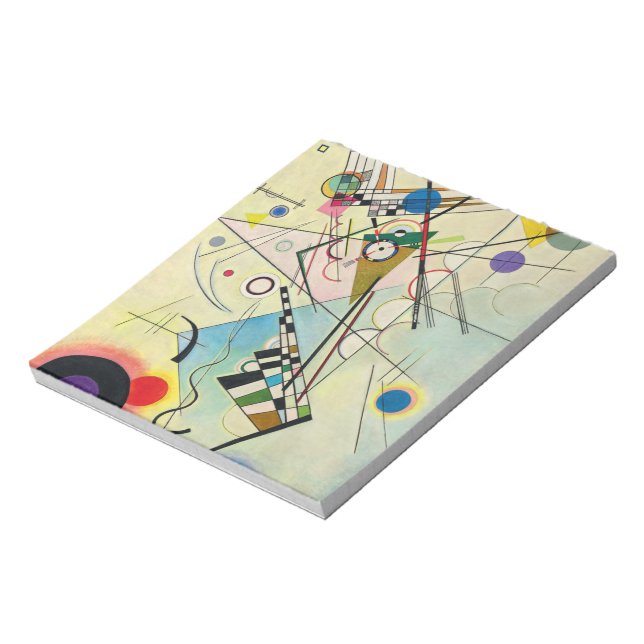 Composition 8, 1923 by Wassily Kandinsky Notepad (Rotated)