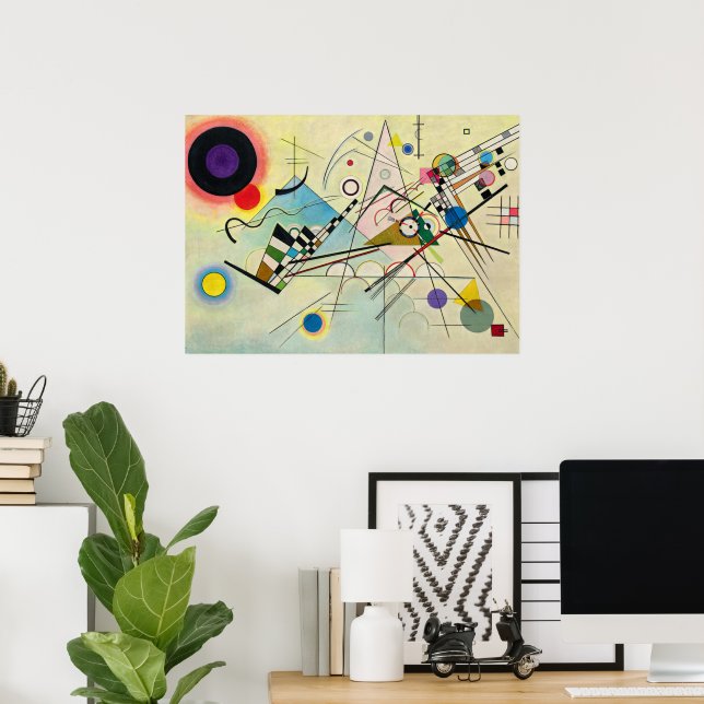 Composition 8 by Wassily Kandinsky Poster (Home Office)