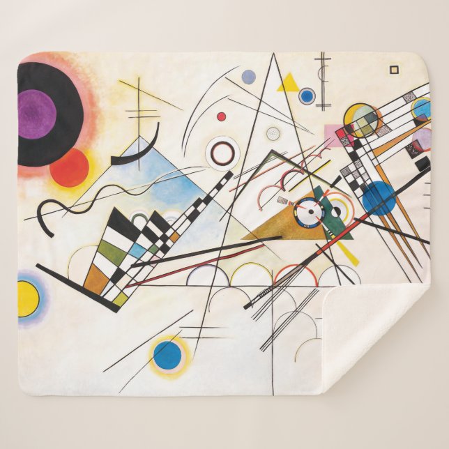 Composition 8 | Kandinsky | Sherpa Blanket (Front (Horizontal))