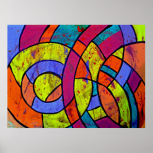 Composition #9 by Michael Moffa Poster