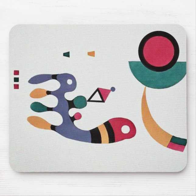 Composition Biomorphic Abstraction -  Kandinsky Mouse Pad (Front)