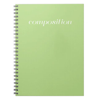 Composition Book - Green
