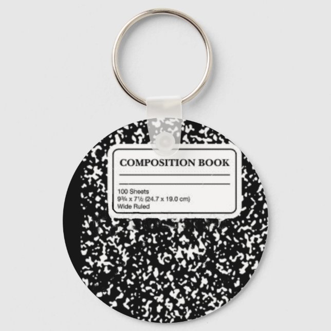 Composition Book Key Ring (Front)