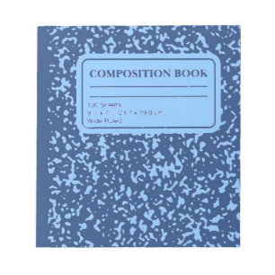 Composition Book Notepad