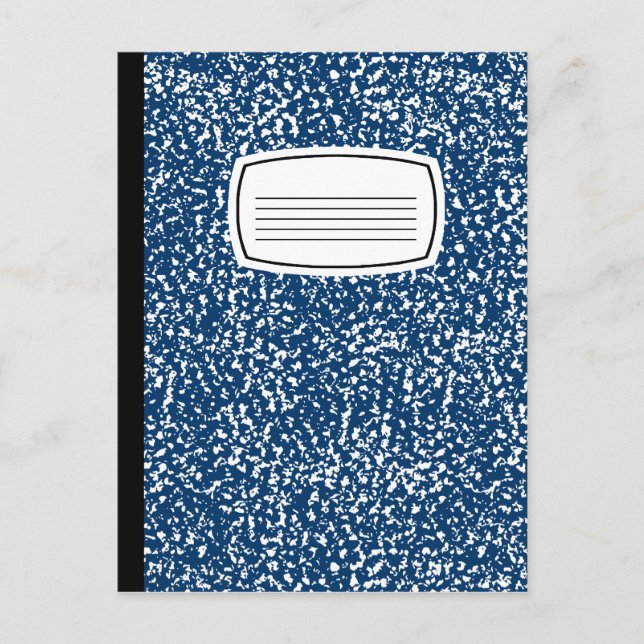 composition book postcard (Front)