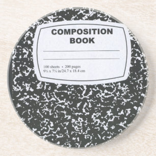 Composition Book Student Teacher Coaster